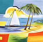 Famous Sailing Paintings - Sailing the Caribbean I